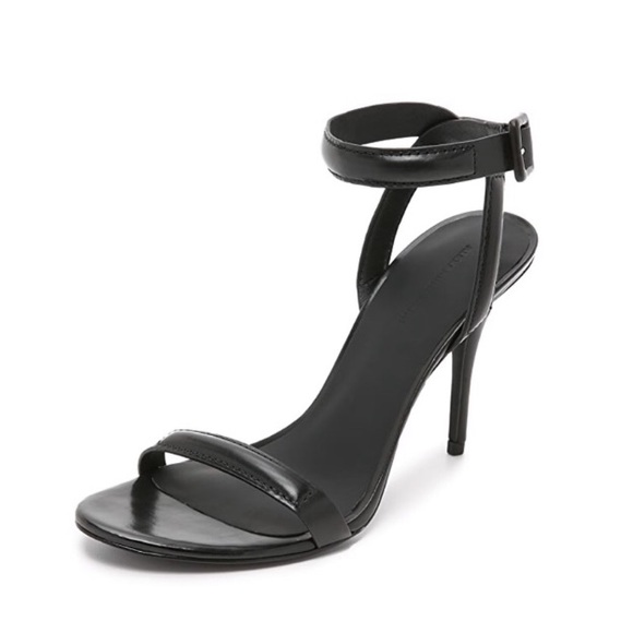 Alexander Wang Shoes - Alexander Wang Antonia black ankle strap heel sz 9